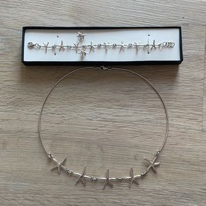 Sterling silver star set